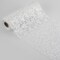 White Glitter Mesh Star Web Ribbon 10 Inch Wide by 10 Yards Roll White Mesh Fabric Ribbon Decorative Mesh White Mesh Ribbon